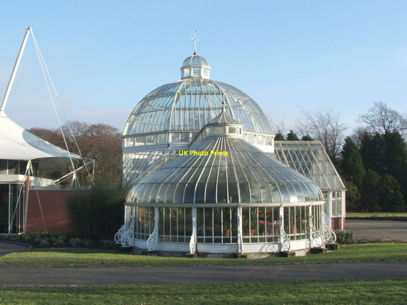 Photo 6"x4" Tollcross Park - the Winter Gardens Braidfauld c2006