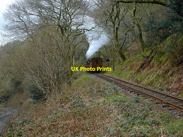 Photo 6"x4" Talyllyn Railway line to Nant Gwernol Abergynolwyn c2001