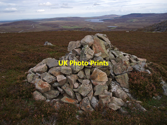 Photo 6"x4" Summit Cairn, Creag Ealraich Creag Ealraich c2008