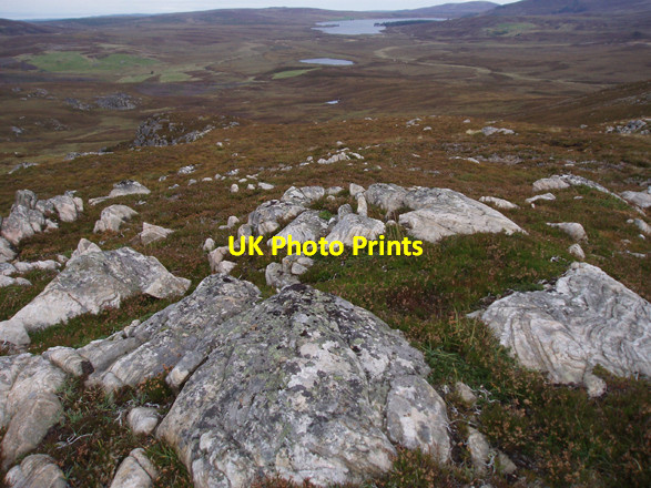 Photo 6"x4" Moorland South of Creag a' Ghiuthais Creag a' Ghiuthais c2008
