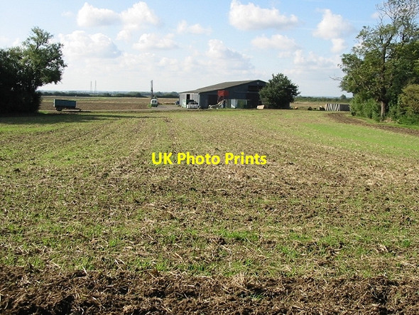 Photo 6"x4" Looking S across Monkton Marshes Monkton\/TR2865 c2008