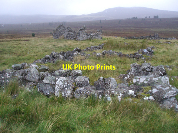 Photo 6"x4" Ruins of Coulnamoel Achnahannet\/NH9727 c2008