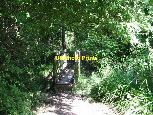 Photo 6"x4" Bridge over a small stream Etchinghill\/TR1639 c2008