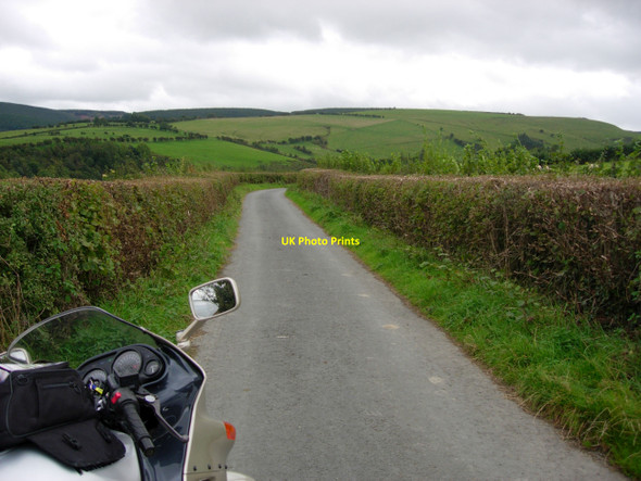 Photo 6"x4" Road near Cefn-gwenthrew Llancowrid c2008