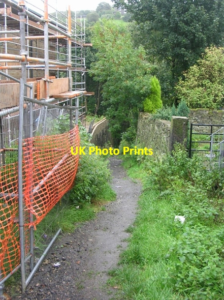Photo 6"x4" Footpath - Oldham Road, Ripponden Ripponden c2008