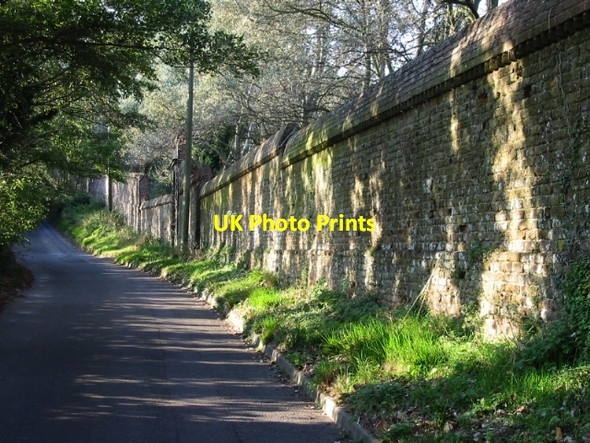 Photo 6"x4" The walled grounds of Northbourne Court Northbourne\/TR3352 c2008
