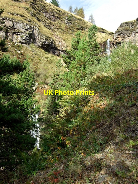 Photo 6"x4" Nant Berw Wion Waterfalls Blaenrhondda c2008