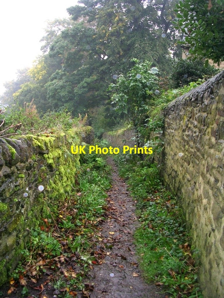 Photo 6"x4" Footpath - Spring Gardens Lane Keighley c2008