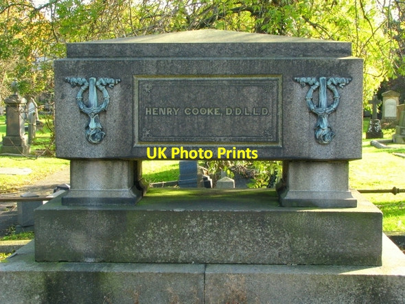 Photo 6"x4" The grave of Henry Cooke, Balmoral Cemetery Dunmurry c2008
