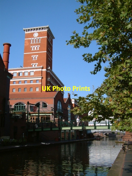 Photo 6"x4" Brindley Wharf, Birmingham Lee Bank c2005