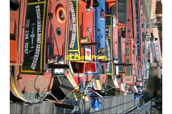 Photo 6"x4" Gas Street Basin, Birmingham Lee Bank c2005