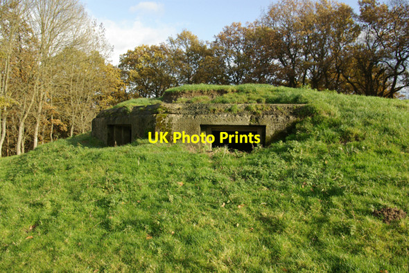 Photo 6"x4" View of Rhosferig Pillbox Builth Wells\/Llanfair-Ym-Muallt c2008