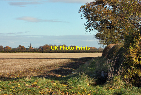 Photo 6"x4" Wheatfield north of Leconfield Leconfield c2008