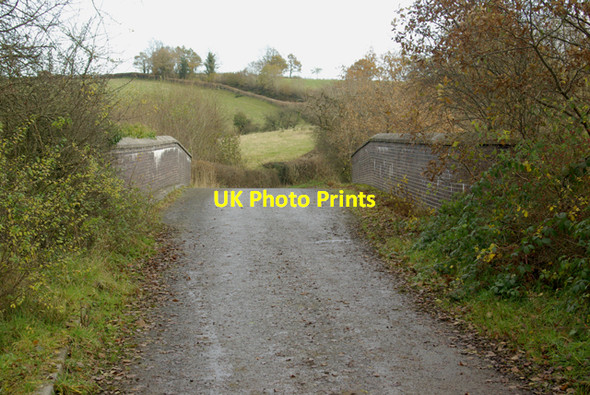 Photo 6"x4" Lane over Rhyd Galed Bridge Cwmbach Llechrhyd c2008
