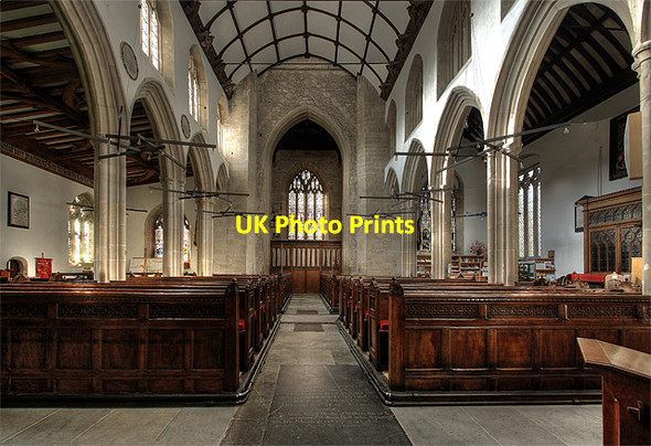 Photo 6"x4" Interior of St Michael's Church - Mere Mere\/ST8132 c2008