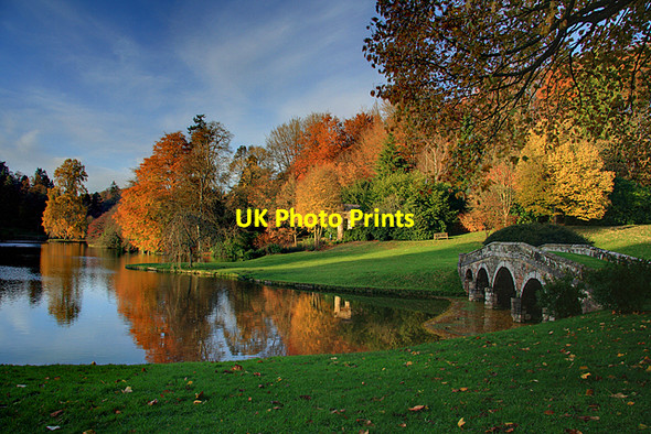 Photo 6"x4" Autumn Colours - Stourhead Gasper c2008 P1