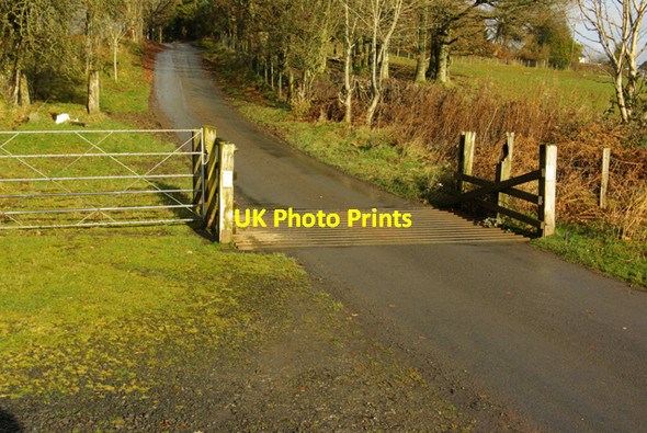 Photo 6"x4" Cattle Grid near Bwlchgarth Llanafan-fawr c2008