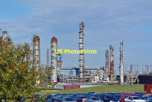 Photo 6"x4" Flare stacks at Wilton Wilton\/NZ5819 c2003