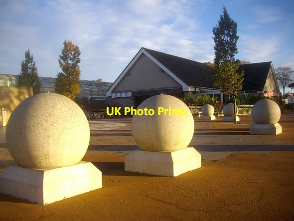 Photo 6"x4" Spheres in Duthie Park Aberdeen\/NJ9206 c2008
