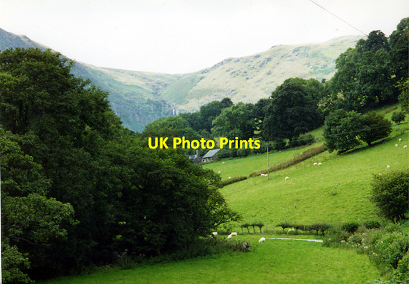 Photo 6"x4" Pistyll  Blaen y Cwm, Pennant  Melangell Pencraig\/SJ0427 c2000
