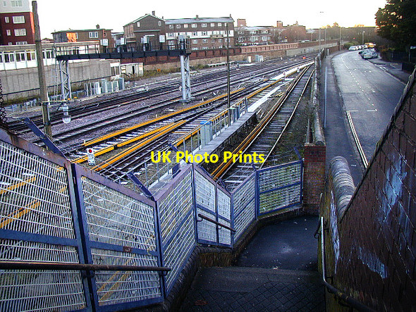 Photo 6"x4" From Footbridge Greetham St, looking towards Fratton Portsmouth\/SU6501 c2008