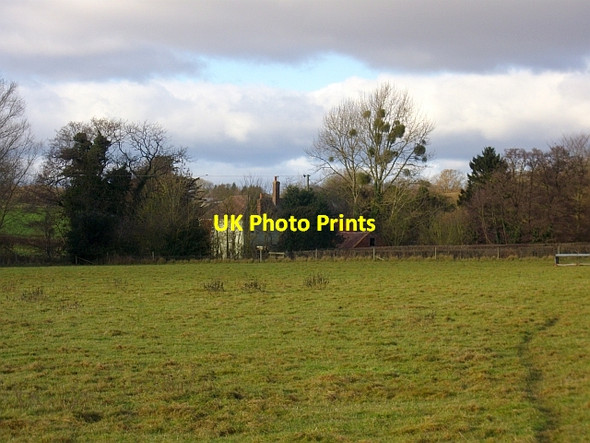 Photo 6"x4" Pepper Mill and pasture Bromesberrow c2008