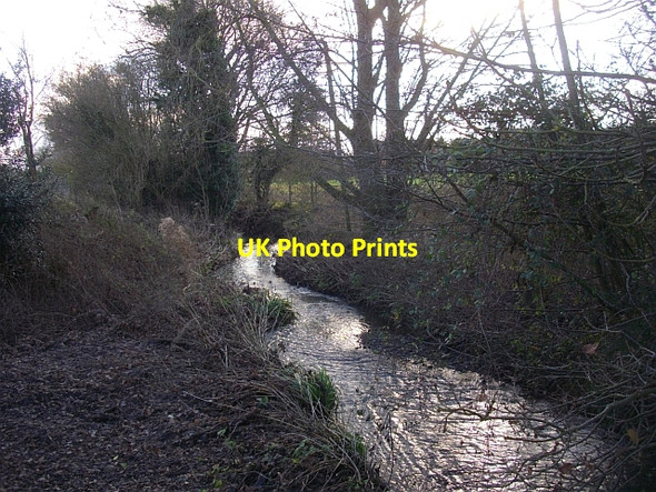 Photo 6"x4" The Glynch Brook near the Pepper Mill Bromesberrow c2008