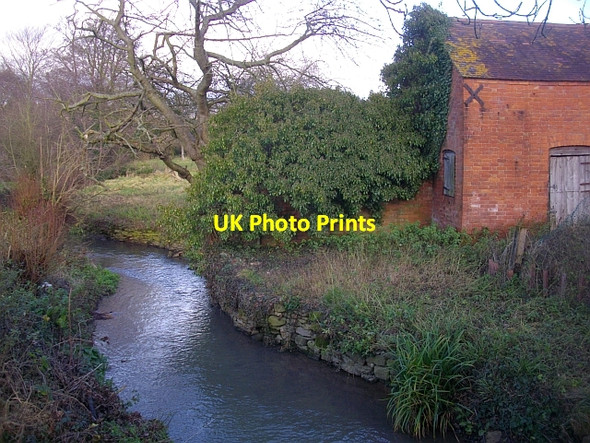 Photo 6"x4" The Glynch Brook near the Pepper Mill Bromesberrow c2008