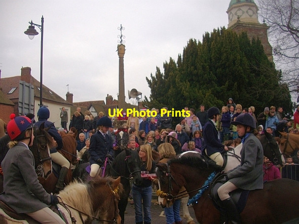 Photo 6"x4" Croome hunt at Upton-upon-Severn Upton upon Severn c2008