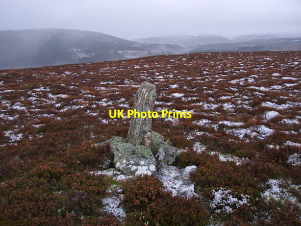 Photo 6"x4" Carn Dearg Summit Cairn Sluggan c2009