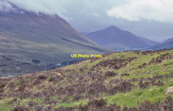 Photo 6"x4" View southeast from the M\u00c3\u00a0m Carraigh Bridge of Orchy c1999