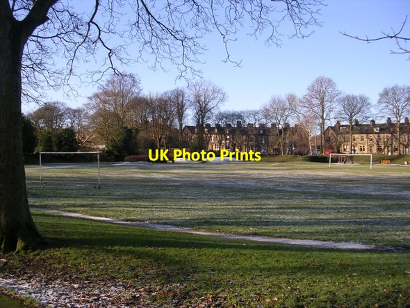 Photo 6"x4" Football Pitch - Lund Park Keighley c2009