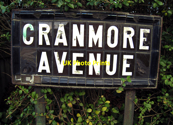 Photo 6"x4" Street sign, Cranmore Avenue Belfast c2009