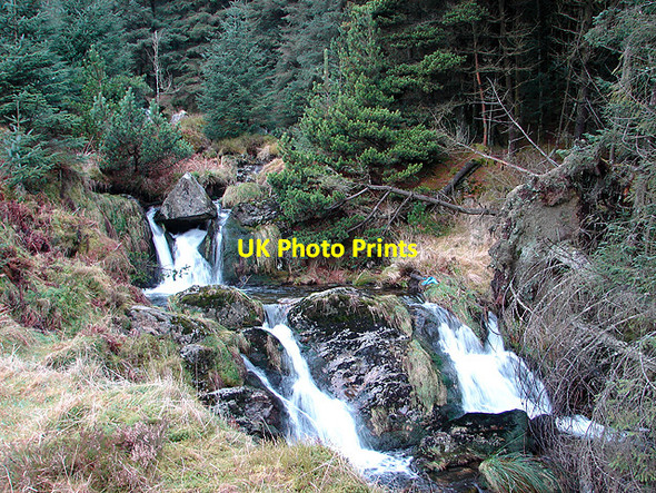 Photo 6"x4" Falls on the Severn Carn Biga c2009
