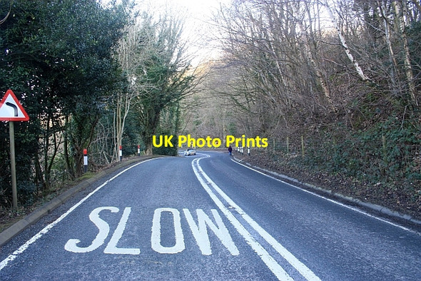 Photo 6"x4" The A449 on the side of British Camp Barton Court\/SO7440 c2009