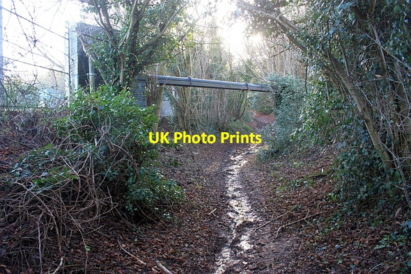 Photo 6"x4" Pipe over Cut Throat Lane Tunnel Hill\/SO8440 c2009