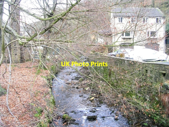 Photo 6"x4" Stream - King Street Hebden Bridge c2009