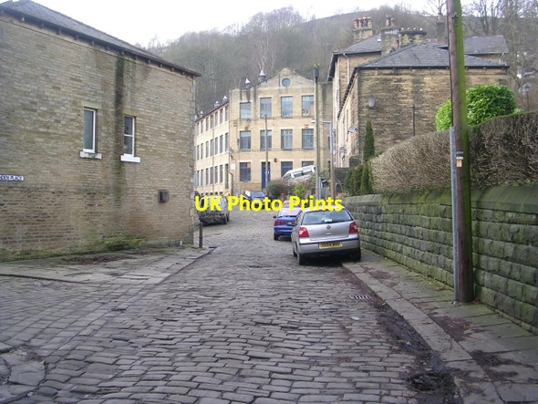 Photo 6"x4" Linden Road - Hangingroyd Lane Hebden Bridge c2009