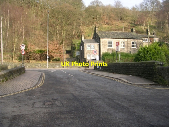 Photo 6"x4" Bridge MVN2\/128 - Station Road Hebden Bridge c2009