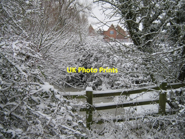 Photo 6"x4" View across the field Milton Keynes c2009