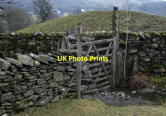 Photo 6"x4" Gate on bridleway to Winster Winster\/SD4193 c2009