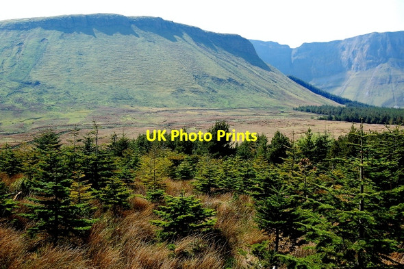 Photo 6"x4" Truskmore and Cliffs of Annacoona Ballaghnatrillick c2008