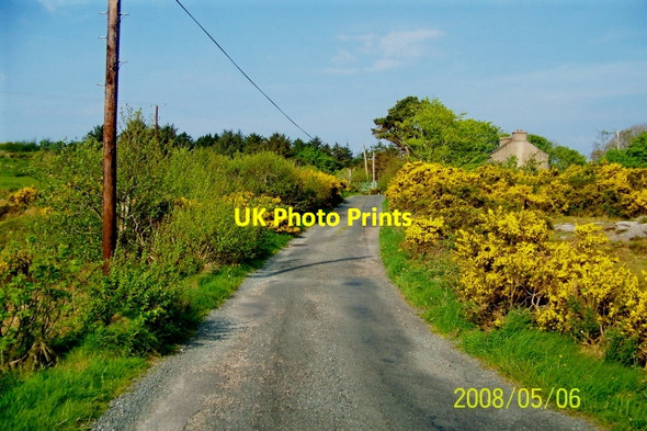 Photo 6"x4" Unmarked road in Rosses Meenbannad area Annagary c2008