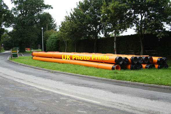 Photo 6"x4" Pipes for use on Derryhale Road Laurelvale c2008