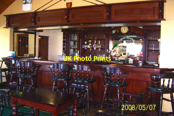 Photo 6"x4" Cruit Island Golf Club bar in the clubhouse. Kincaslough c2008