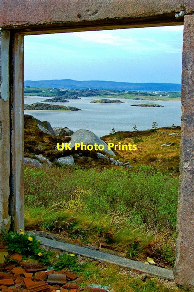 Photo 6"x4" Kincasslagh - View of Atlantic Ocean bay Kincaslough c2008
