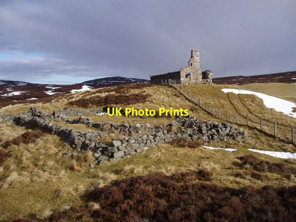 Photo 6"x4" Ruins of Auchtertipper Duthil c2009