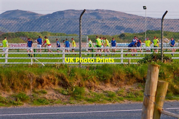Photo 6"x4" Ball field off R259 near Mullargderg Beach entry Braade c2008