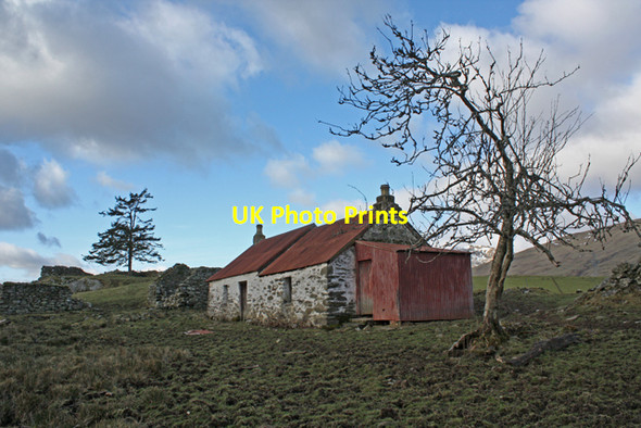 Photo 6"x4" Derelict Cottage, Balnreich Ardeonaig c2009