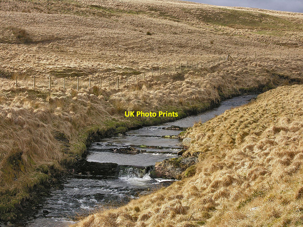 Photo 6"x4" Afon Elan above Abergwngu Esgair Dderwen c2009